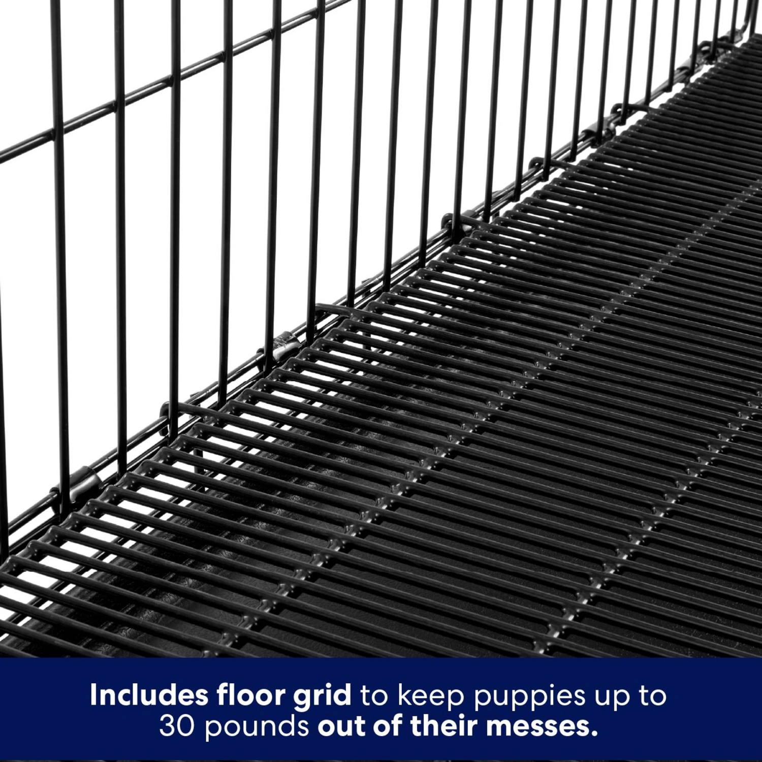 Frisco Heavy Duty All-in-1 Multi-Stage 3 Door Collapsible Wire Dog Crate 6 Frisco Heavy Duty All-in-1 Multi-Stage 3 Door Collapsible Wire Dog Crate - Image 4