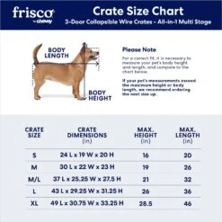 Frisco Heavy Duty All-in-1 Multi-Stage 3 Door Collapsible Wire Dog Crate 16 Frisco Heavy Duty All-in-1 Multi-Stage 3 Door Collapsible Wire Dog Crate -The Pet Haven Shop 247915 PT6. AC SS1800 V1611872180