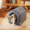 Frisco House Cave Cat & Dog Covered Bed -The Pet Haven Shop 251241 MAIN. AC SS1800 V1615242920