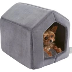 Frisco House Cave Cat & Dog Covered Bed 11 Frisco House Cave Cat & Dog Covered Bed -The Pet Haven Shop 251241 PT3. AC SS1800 V1615523207