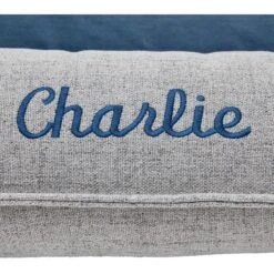 Frisco Orthopedic Personalized Bolster Dog Bed W/Removable Cover, Harbour Blue, Large 13 Frisco Orthopedic Personalized Bolster Dog Bed W/Removable Cover, Harbour Blue, Large -The Pet Haven Shop 252617 PT4. AC SS1800 V1604500649