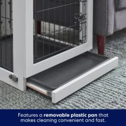 Frisco Double Door Furniture Style Dog Crate, White -The Pet Haven Shop 253029 PT4. AC SS1800 V1617644245