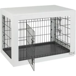 Frisco Double Door Furniture Style Dog Crate, White -The Pet Haven Shop 253029 PT5. AC SS1800 V1617037661