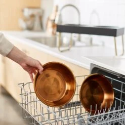 Frisco Copper Stainless Steel Elevated Foldable Double Dog & Cat Bowls -The Pet Haven Shop 253060 PT7. AC SS1800 V1616595568