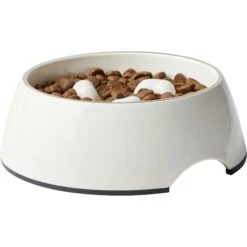 Frisco Melamine Slow Feed Dog & Cat Bowl With Gold Trim 13 Frisco Melamine Slow Feed Dog & Cat Bowl With Gold Trim -The Pet Haven Shop 253066 PT3. AC SS1800 V1616597851