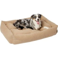 Frisco Faux Felt Reversible Modern Zipper Bolster Cat & Dog Bed -The Pet Haven Shop 255154 PT3. AC SS1800 V1616011906