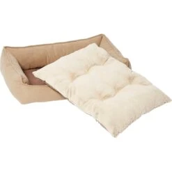Frisco Faux Felt Flange Edge Bolster Cat & Dog Bed -The Pet Haven Shop 255166 PT2. AC SS1800 V1616011910