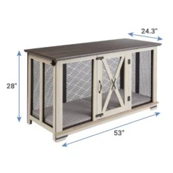 Frisco "Denver" Dog Crate Credenza & Mat Kit -The Pet Haven Shop 255326 PT2. AC SS1800 V1682698710