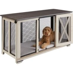 Frisco "Denver" Dog Crate Credenza & Mat Kit -The Pet Haven Shop 255326 PT3. AC SS1800 V1617037359