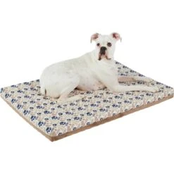 Frisco Micro Terry & Novelty Print Reversible Orthopedic Dog Crate Mat -The Pet Haven Shop 255345 PT2. AC SS1800 V1616087643