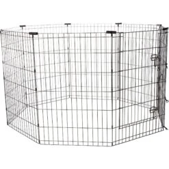 Frisco Heavy Duty Fold & Carry Double Door Collapsible Wire Dog Crate & Frisco Wire Dog & Small Pet Exercise Pen With Step-Through Door -The Pet Haven Shop 255537 PT3. AC SS1800 V1603646527