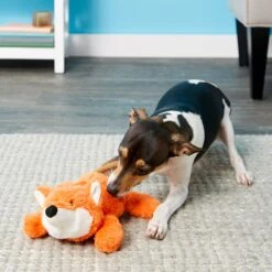 Frisco Monkey Plush Squeaky Dog Toy & Frisco Fox Plush Squeaky Dog Toy -The Pet Haven Shop 255597 PT4. AC SS1800 V1602702976