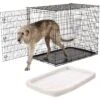 Frisco Heavy Duty Single Door Wire Dog Crate & Frisco Quilted Dog Crate Mat 1 Frisco Heavy Duty Single Door Wire Dog Crate & Frisco Quilted Dog Crate Mat -The Pet Haven Shop 255633 MAIN. AC SS1800 V1604147197