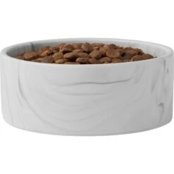 Frisco Marble Design Non-skid Ceramic Dog & Cat Bowl -The Pet Haven Shop 256056 PT4. AC SS1800 V1615311780