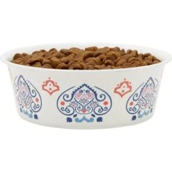 Frisco Bohemian Non-Skid Stainless Steel Dog & Cat Bowl -The Pet Haven Shop 257195 PT2. AC SS1800 V1615311112