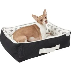 Frisco Indoor/Outdoor Modern Cuddler Bolster Cat & Dog Bed -The Pet Haven Shop 262146 PT2. AC SS1800 V1619536116