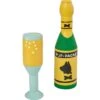 Frisco Champagne & Flute Latex Squeaky Dog Toy -The Pet Haven Shop 264430 MAIN. AC SS1800 V1618924048