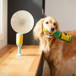 Frisco Champagne & Flute Latex Squeaky Dog Toy -The Pet Haven Shop 264430 PT3. AC SS1800 V1619473959
