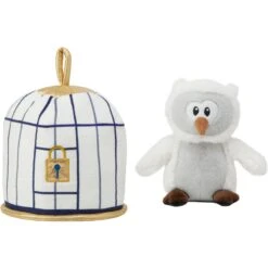 Frisco Magic Owl & Cage 2-in-1 Plush Squeaky Dog Toy -The Pet Haven Shop 265592 PT2. AC SS1800 V1620918842
