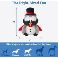 Frisco Magic Owl Plush Squeaky Dog Toy -The Pet Haven Shop 265596 PT1. AC SS1800 V1623352128