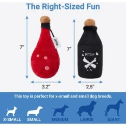 Frisco Magic Potions Plush Squeaky Dog Toy -The Pet Haven Shop 265618 PT1. AC SS1800 V1623352056