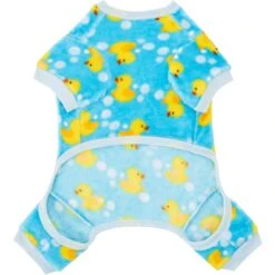 Frisco Dog & Cat Cozy Plush Fleece PJs, Rubber Ducky -The Pet Haven Shop 268465 PT4. AC SS1800 V1637715994