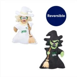 Frisco Halloween Good Witch, Bad Witch Reversible Plush Squeaky Dog Toy 10 Frisco Halloween Good Witch, Bad Witch Reversible Plush Squeaky Dog Toy -The Pet Haven Shop 270429 PT2. AC SS1800 V1690911211