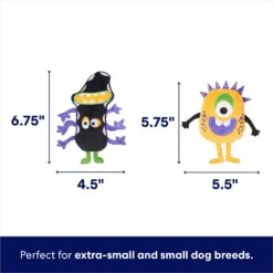 Frisco Halloween Friendly Monsters Plush Squeaky Dog Toy -The Pet Haven Shop 270435 PT1. AC SS1800 V1689878415