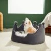 Frisco Faux Fur Crown Pillow Cat & Dog Bed 2 Frisco Faux Fur Crown Pillow Cat & Dog Bed -The Pet Haven Shop 270886 MAIN. AC SS1800 V1626881540