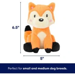 Frisco Camping Fox Plush Squeaky Dog Toy -The Pet Haven Shop 270993 PT1. AC SS1800 V1686580150