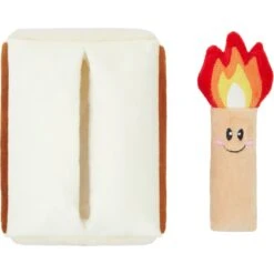 Frisco Camping Match Box 2-in-1 Plush Squeaky Dog Toy -The Pet Haven Shop 271029 PT2. AC SS1800 V1626368539