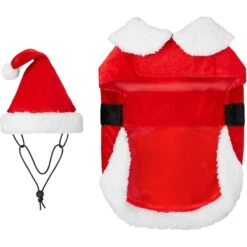 Frisco Mr. Claus Dog & Cat Costume -The Pet Haven Shop 276142 PT5. AC SS1800 V1631574447