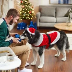 Frisco Mr. Claus Dog & Cat Costume -The Pet Haven Shop 276142 PT8. AC SS1800 V1631573279