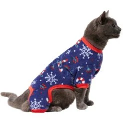 Frisco Snowy Nights Dog & Cat Cozy Polar Fleece PJs -The Pet Haven Shop 276448 PT2. AC SS1800 V1637683010