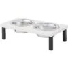 Frisco Marble Elevated Stainless Steel Double Diner Dog & Cat Bowls 1 Frisco Marble Elevated Stainless Steel Double Diner Dog & Cat Bowls -The Pet Haven Shop 277559 MAIN. AC SS1800 V1627933378