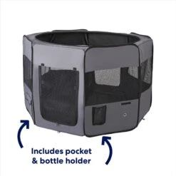 Frisco Soft-Sided Dog, Cat & Small Pet Exercise Playpen -The Pet Haven Shop 277929 PT3. AC SS1800 V1667227657