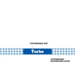 Frisco Personalized Gingham Plaid Small Dog & Cat Bowl -The Pet Haven Shop 278928 PT1. AC SS1800 V1629145912