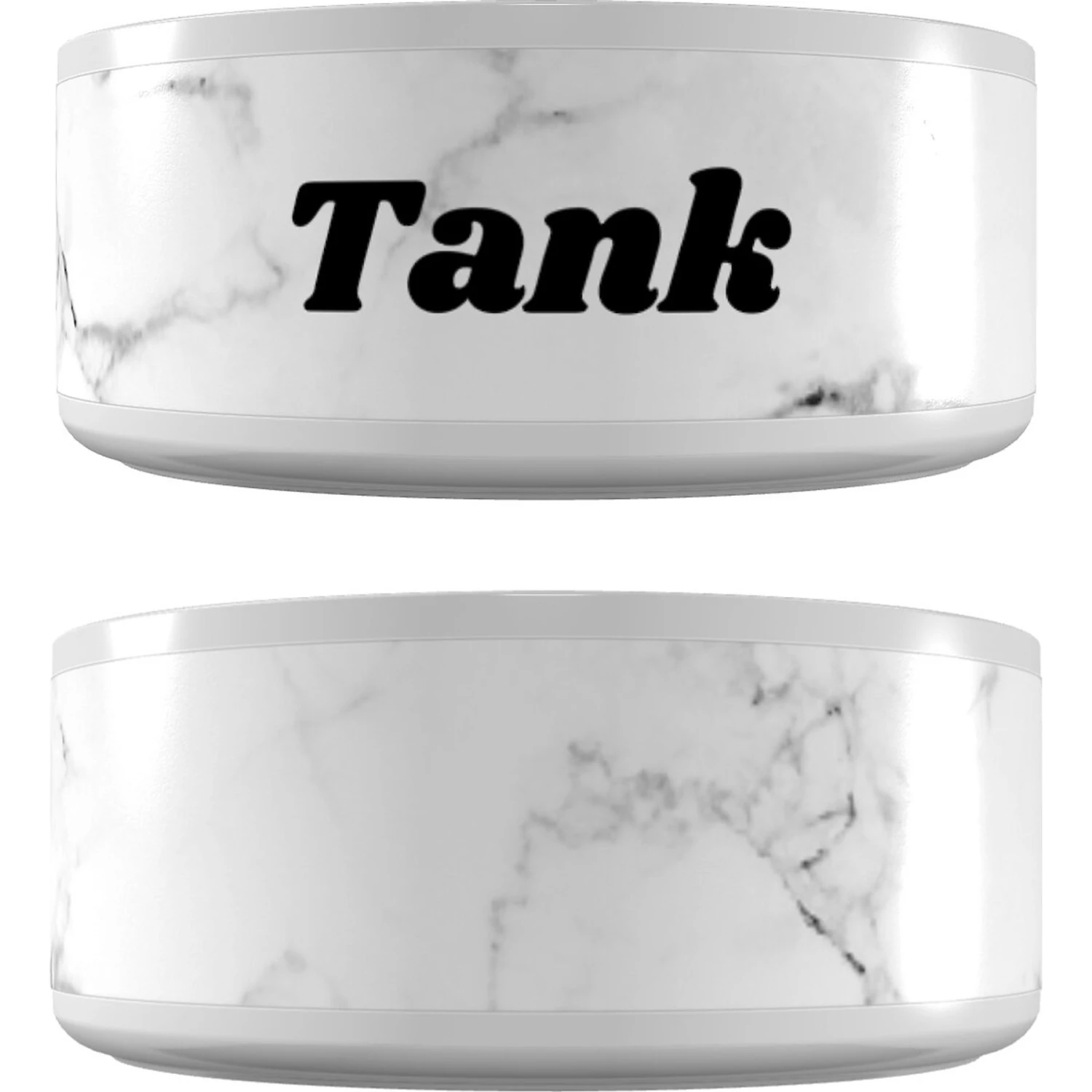 Frisco Personalized White Marble Dog Bowl 3 Frisco Personalized White Marble Dog Bowl