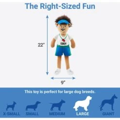 Frisco Gym Teacher Plush Squeaky Dog Toy 6 Frisco Gym Teacher Plush Squeaky Dog Toy -The Pet Haven Shop 279447 PT1. AC SS1800 V1629824195