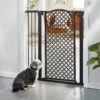 Frisco Metal Pattern Extra Tall Auto-close Dog Gate -The Pet Haven Shop 280288 MAIN. AC SS1800 V1627400491
