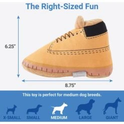 Frisco Fall Boot Plush Squeaky Dog Toy -The Pet Haven Shop 285619 PT1. AC SS1800 V1636990880