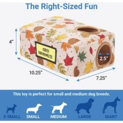 Frisco Fall Box Of Donuts Hide & Seek Puzzle Plush Squeaky Dog Toy -The Pet Haven Shop 285639 PT1. AC SS1800 V1636990889