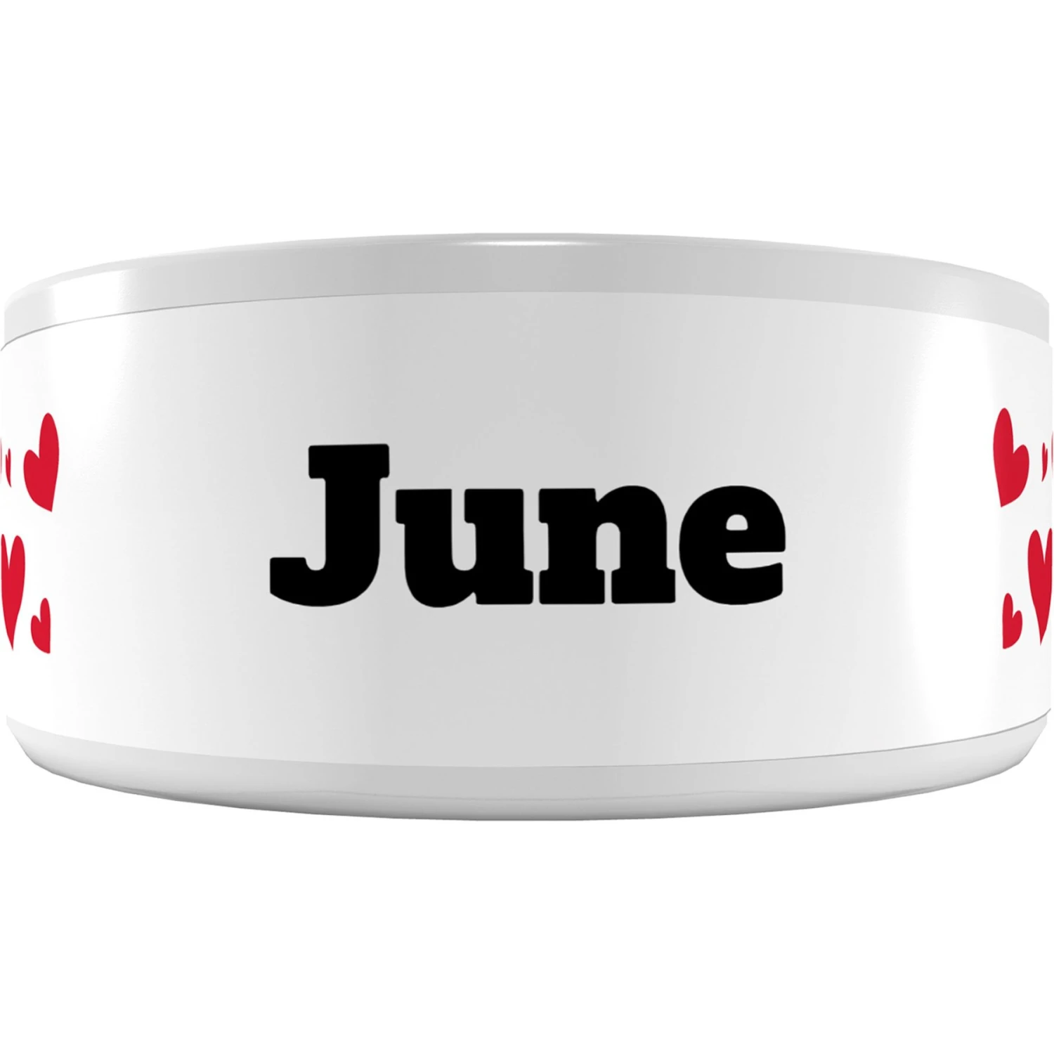 Frisco Hearts Ceramic Personalized Dog Bowl 3 Frisco Hearts Ceramic Personalized Dog Bowl
