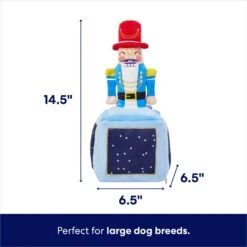 Frisco Nutcracker-in-a-Box Plush Squeaky Dog Toy -The Pet Haven Shop 287173 PT1. AC SS1800 V1695043788