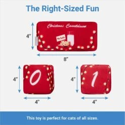 Frisco Holiday 12 Day Countdown Blocks Plush Squeaky Dog Toy, 3 Count -The Pet Haven Shop 287447 PT1. AC SS1800 V1637705185