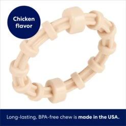 Frisco Ring Tough Nylon Chew Dog Toy, Chicken Flavor -The Pet Haven Shop 290533 PT2. AC SS1800 V1695760929