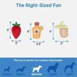 Frisco Brunch Pancake Hide & Seek Puzzle Plush Squeaky Dog Toy -The Pet Haven Shop 297266 PT2. AC SS1800 V1643916712