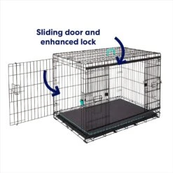 Frisco Heavy Duty Enhanced Lock Sliding Double Door Fold & Carry Wire Dog Crate & Mat Kit 11 Frisco Heavy Duty Enhanced Lock Sliding Double Door Fold & Carry Wire Dog Crate & Mat Kit -The Pet Haven Shop 297461 PT3. AC SS1800 V1633114897