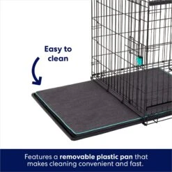 Frisco Heavy Duty Enhanced Lock Sliding Double Door Fold & Carry Wire Dog Crate & Mat Kit 12 Frisco Heavy Duty Enhanced Lock Sliding Double Door Fold & Carry Wire Dog Crate & Mat Kit -The Pet Haven Shop 297461 PT4. AC SS1800 V1633115628