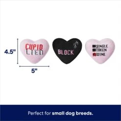 Frisco Valentine Anti-Valentine Hearts Plush Squeaky Dog Toy 7 Frisco Valentine Anti-Valentine Hearts Plush Squeaky Dog Toy -The Pet Haven Shop 298917 PT1. AC SS1800 V1701365168